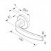 Fechadura Victória Interna 55mm Cromado RR2 504-55PI CR Pado