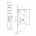 Fechadura de Alta Segurança Rolete Magnético Multiponto RQ4 201-55ARMC Cilindro 60mm Cromado 55mm Pado