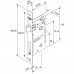 Fechadura Concept Banheiro 40mm Roseta Preta RR1 401-40CB EP Pado