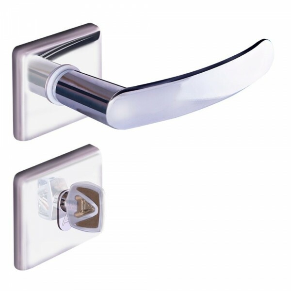 Fechadura Quadratta Premium Banheiro 2800/81 Roseta 40mm Aliança