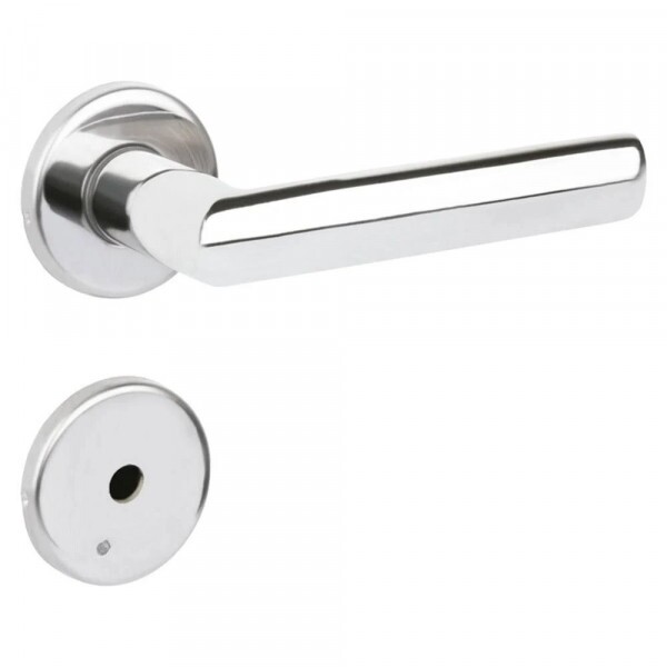 Fechadura 880 Residence Banheiro ST1R ROS325 40mm Inox Polido La Fonte