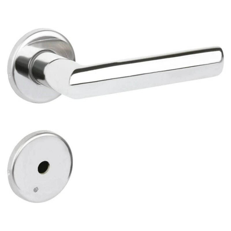 Fechadura 880 Residence Banheiro ST1R ROS325 40mm Inox Polido La Fonte