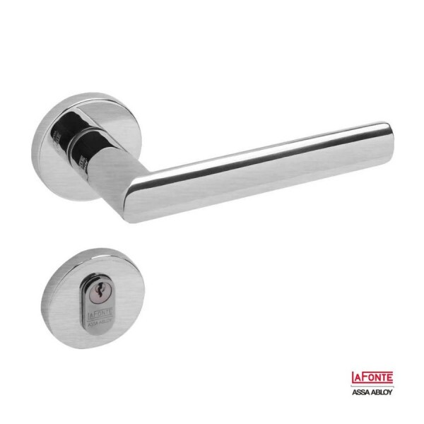 Fechadura 892 Architect Externa ST2-55 ROS357 55mm Inox Lixado ou Escovado La Fonte