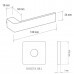 Fechadura Tess Externa 55mm Cromado M0964Z R0081 EZ1750 Imab