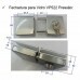 Fechadura Sobrepor de Pressão para Porta Pivotante de Vidro - Vidro VV058 PK VP522 Inox Escovado Soprano