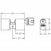 Cilindro 803/804/1801 com Parafuso 61mm Cromado Stam