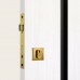 Fechadura 1601 Rolete para Porta Pivotante Roseta Quadrada Gold (Dourado) 55mm Stam