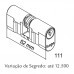 Fechadura Nano Externa Roseta 527 M139 40mm Preta Haga