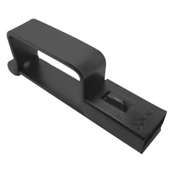 Trava Para Portão com Porta Cadeado N.4 Preto 91mmx45mm Dovale