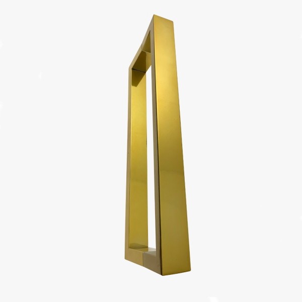 Puxador Em U 40X20 (420x400mm) Dourado 40cm CIA