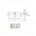 Euro Cilindro Multiponto 70mm F70AG19 com 06 pinos CR Fortezza